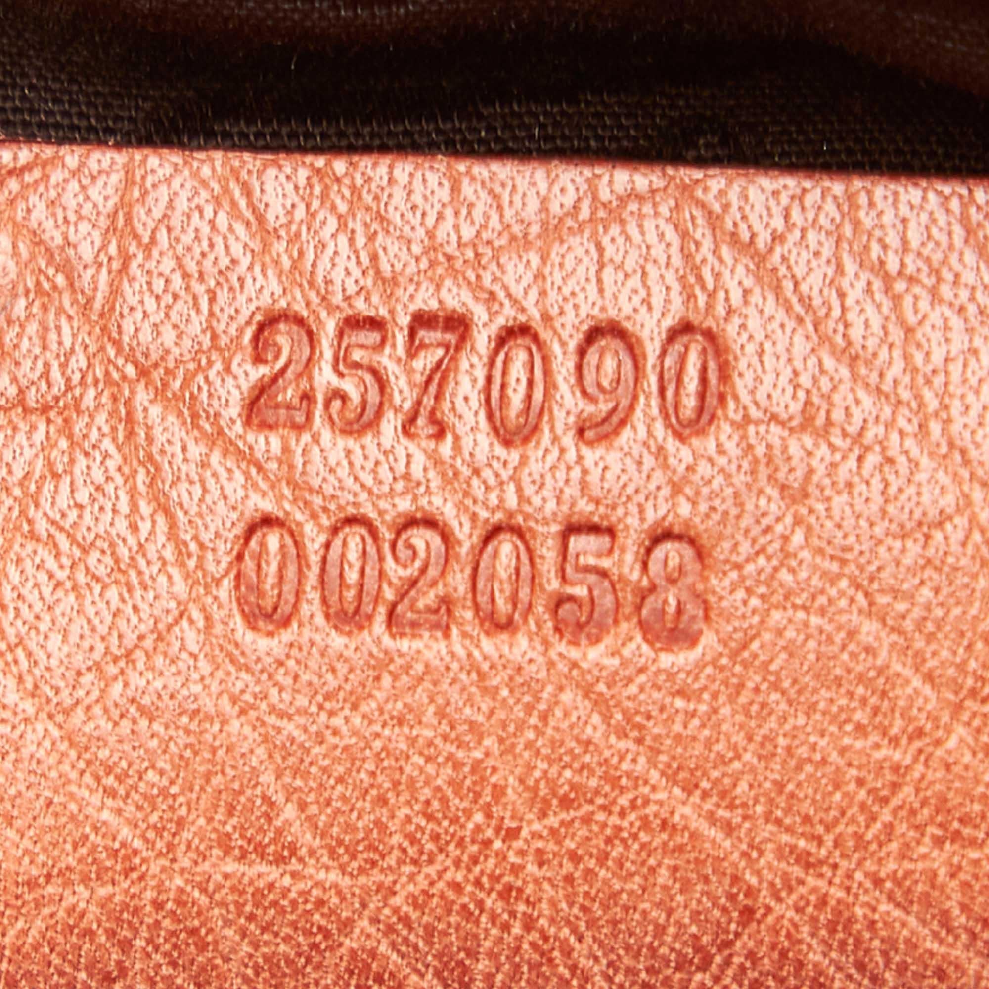Gucci Bamboo Bar Leather Shoulder Bag (SHG-32182)