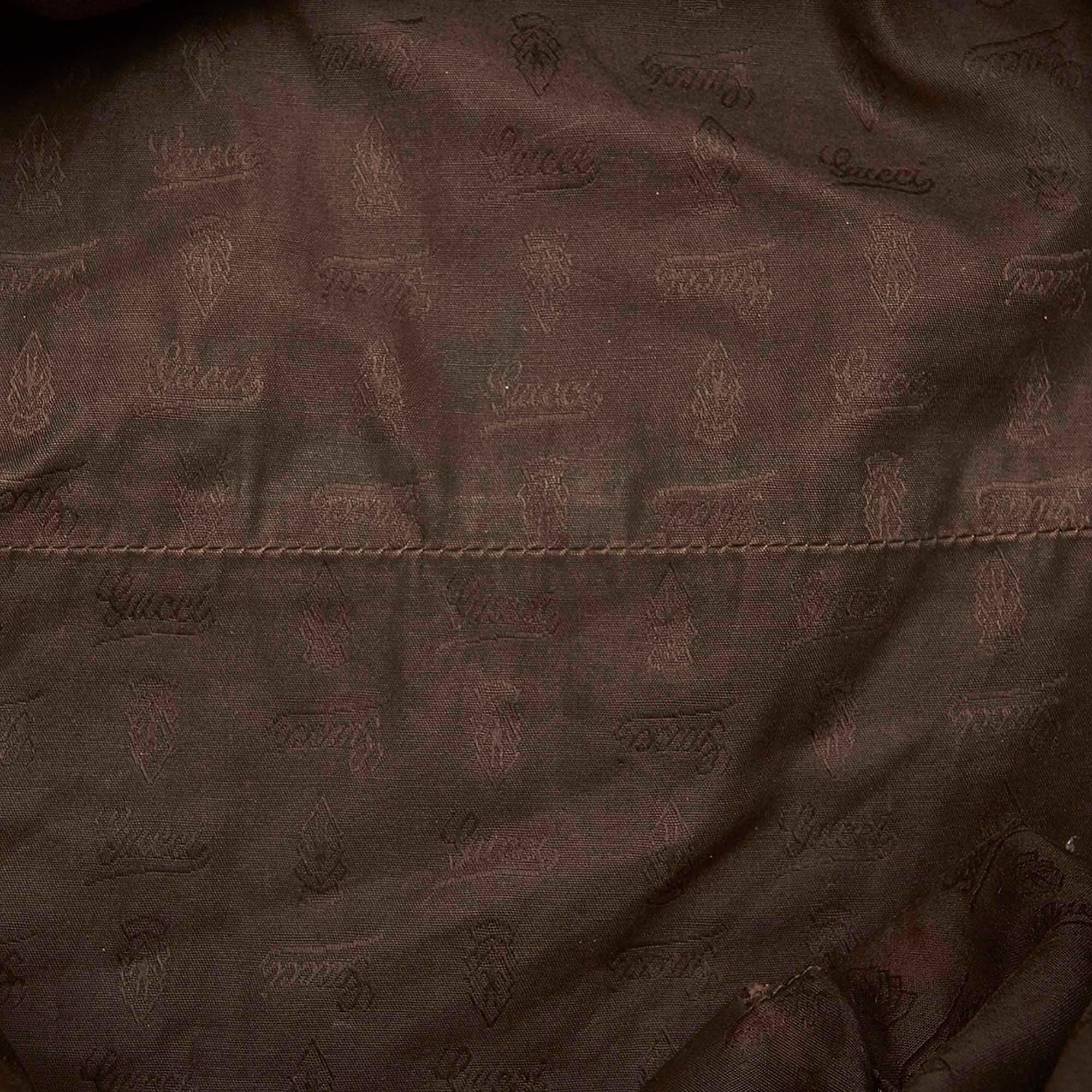Gucci Bamboo Bar Leather Tote Bag (SHG-19551)