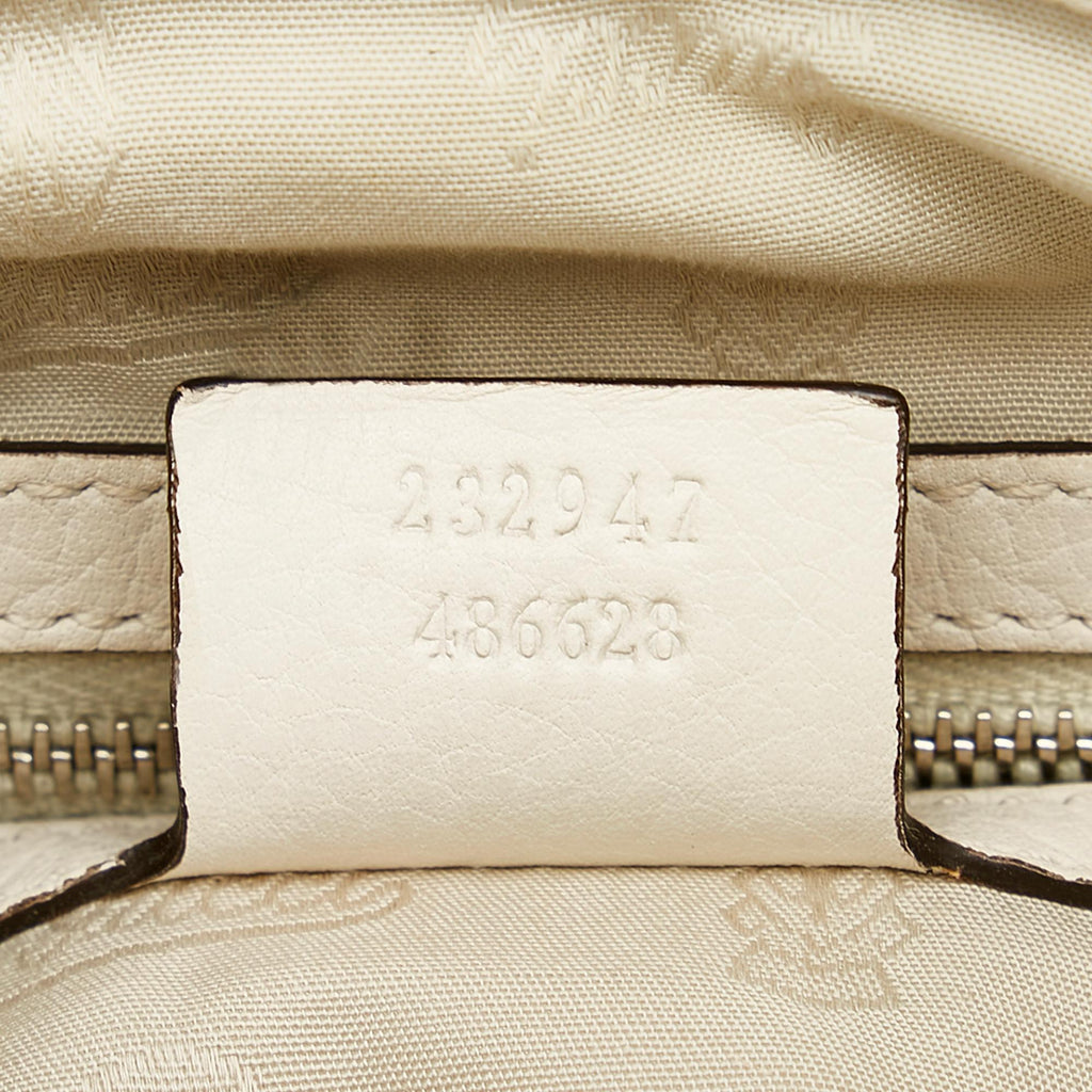 Gucci Bamboo Bar Leather Tote Bag (SHG-33881)