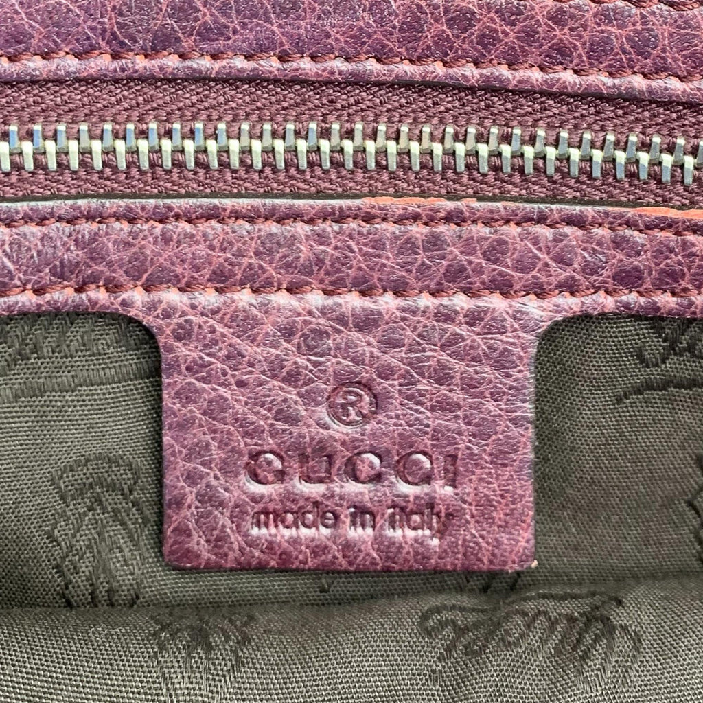 Gucci Bamboo Bar Leather Tote Bag (SHG-36986)