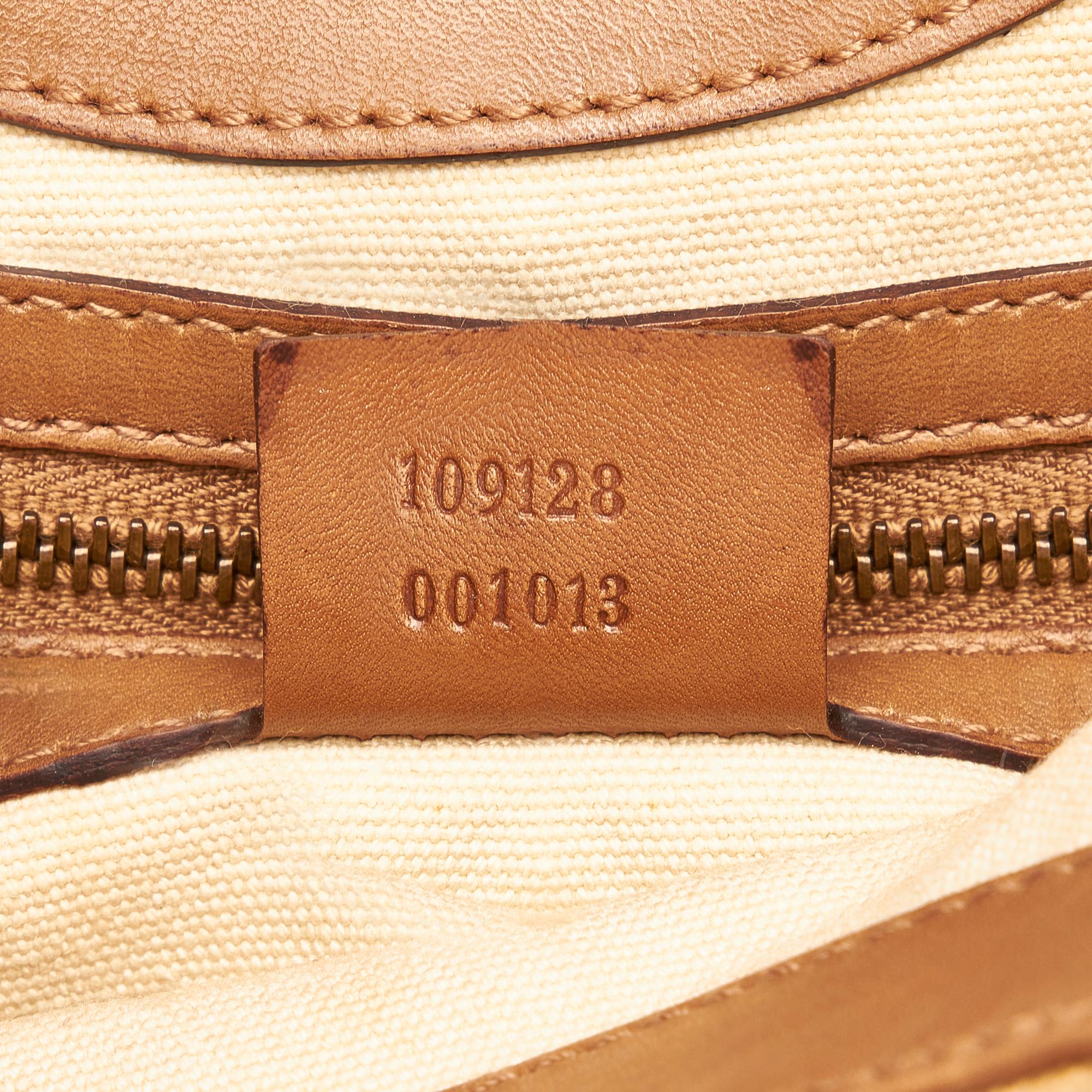 Gucci Bamboo Canvas Handbag (SHG-25145)