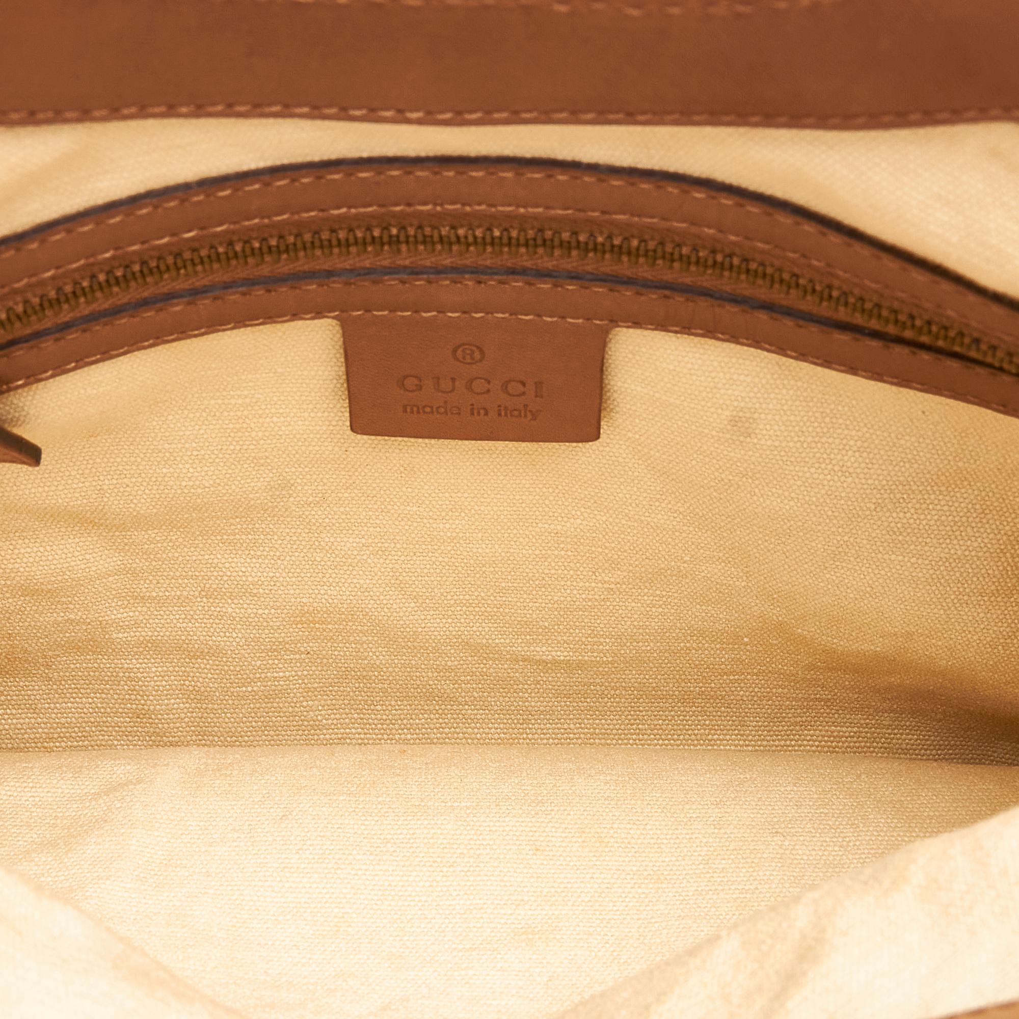 Gucci Bamboo Canvas Handbag (SHG-25145)