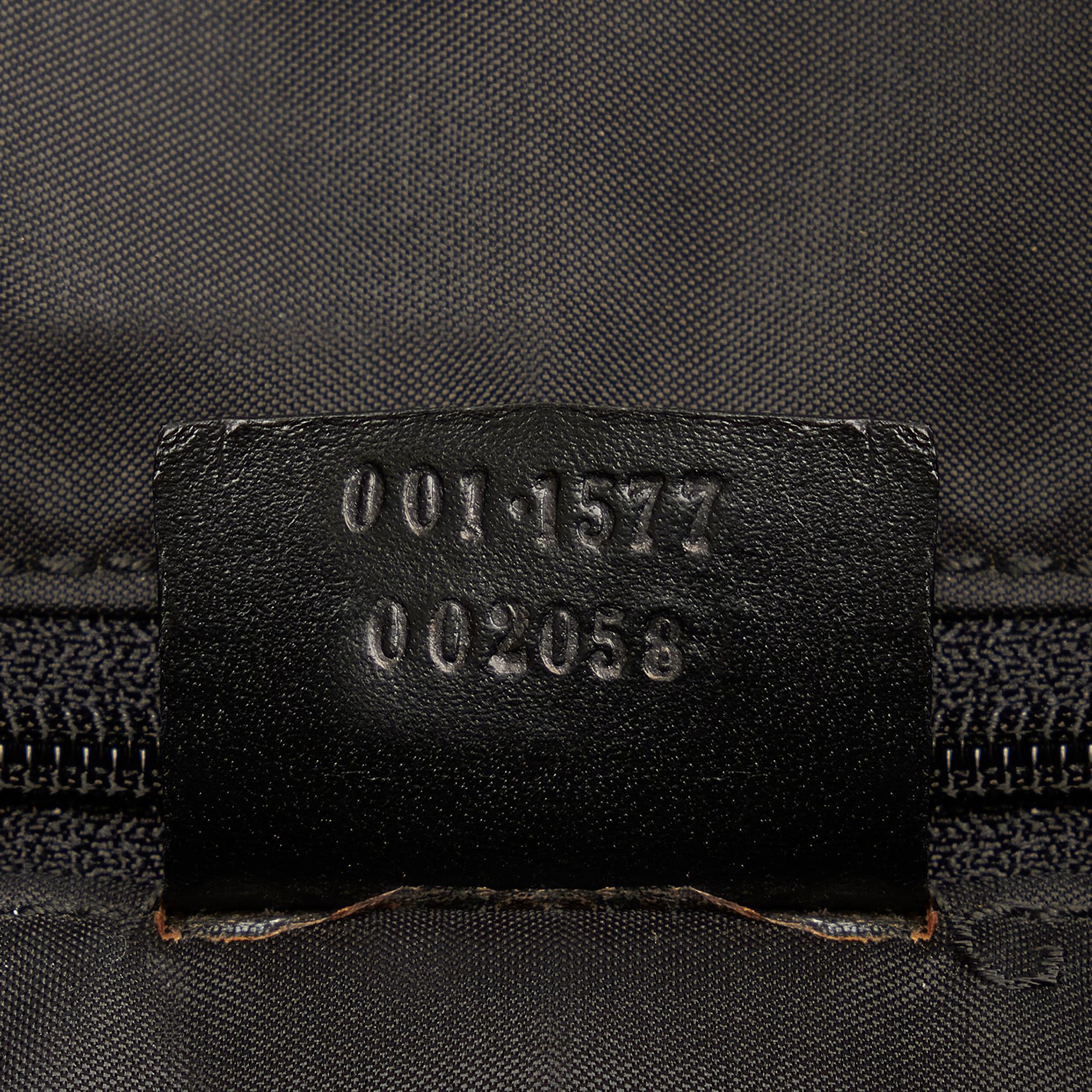 Gucci Bamboo Canvas Satchel (SHG-25693)