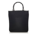 Gucci Bamboo Canvas Satchel (SHG-29171)