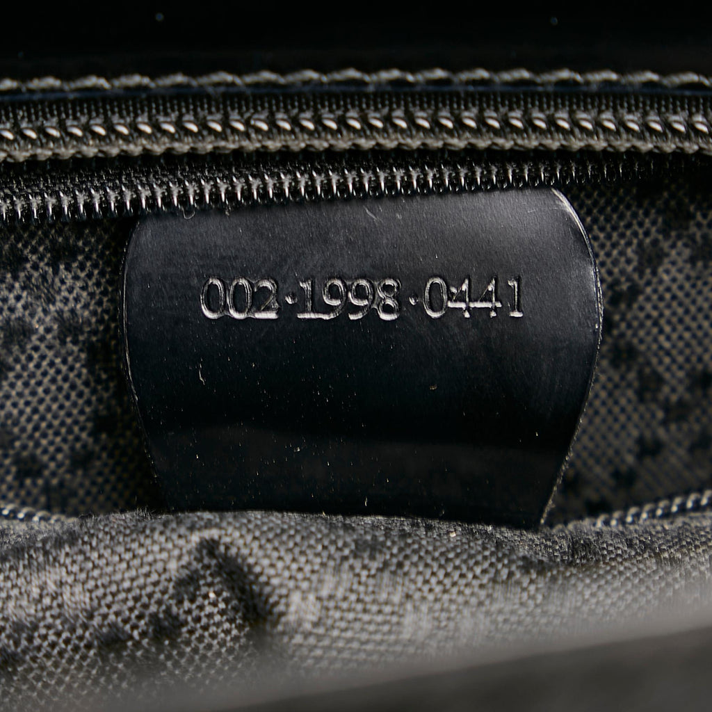 Gucci Bamboo Canvas Satchel (SHG-36575)