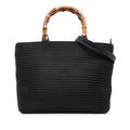 Gucci Bamboo Canvas Satchel (SHG-FgYljs)