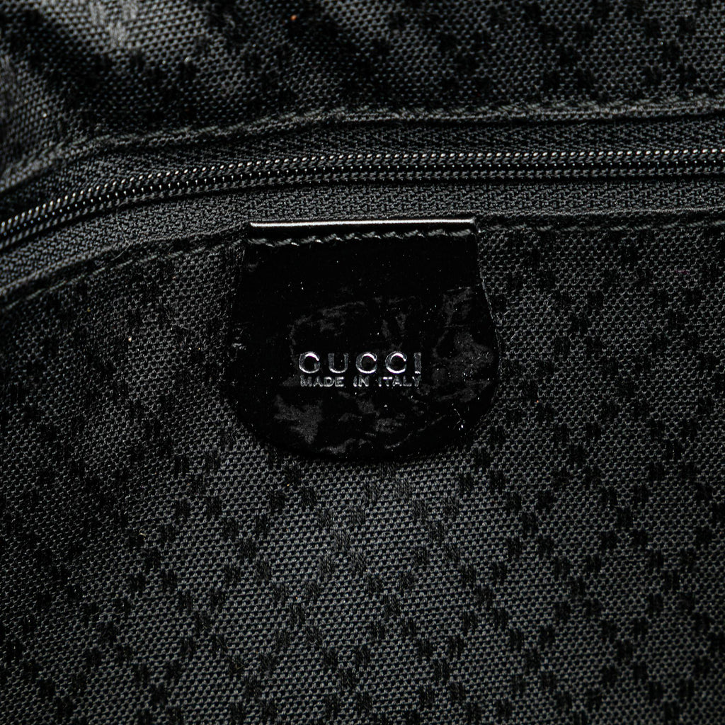 Gucci Bamboo Canvas Satchel