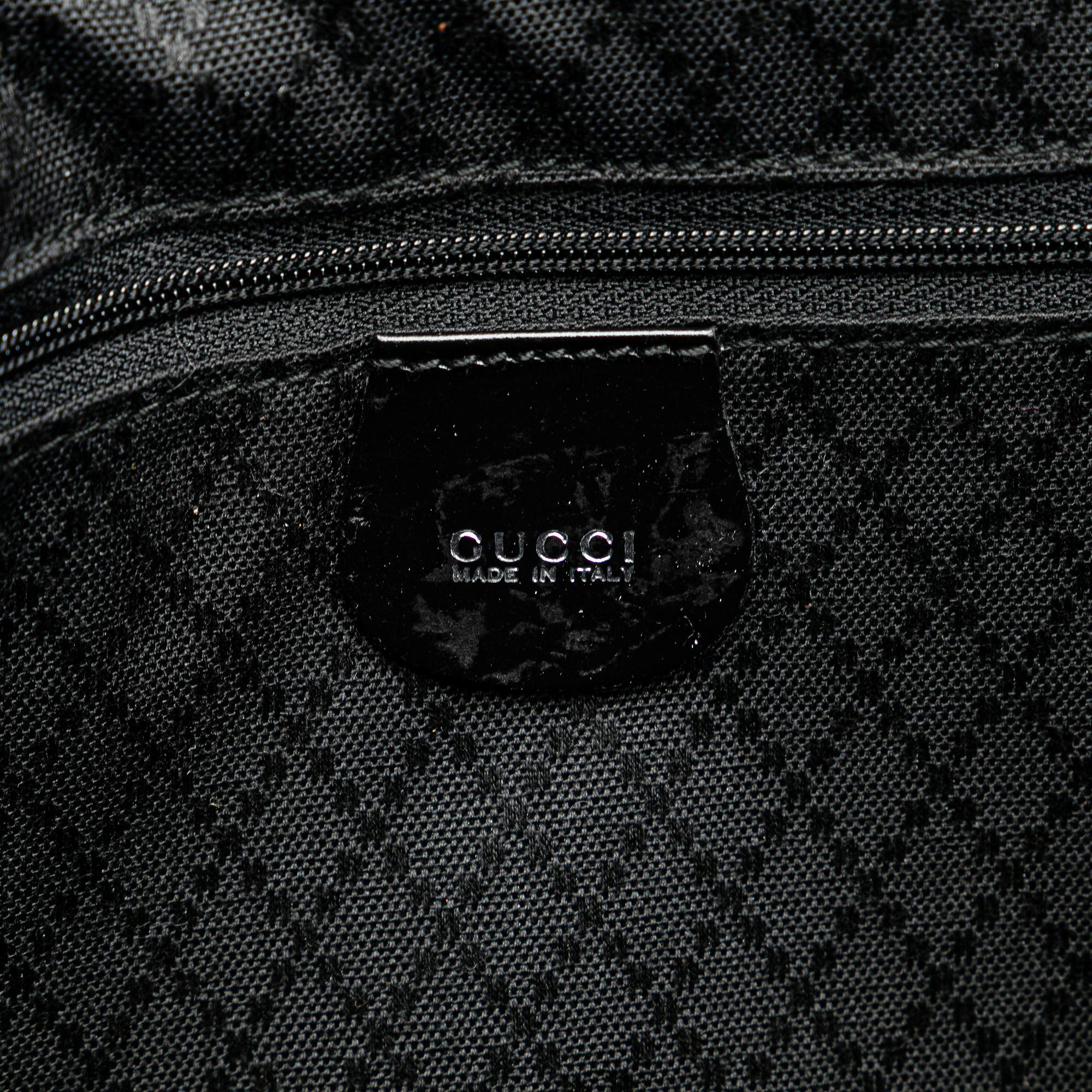 Gucci Bamboo Canvas Satchel