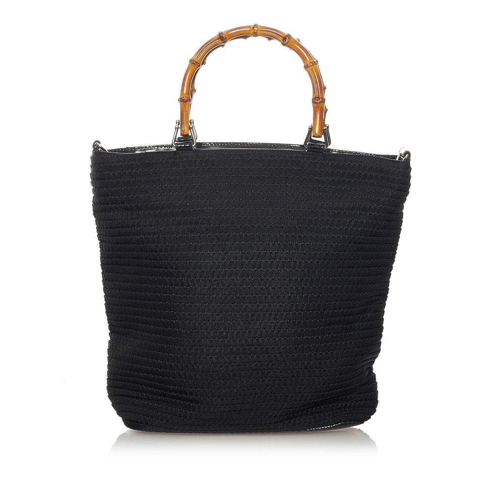 Gucci Bamboo Canvas Tote Bag (SHG-37601)