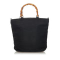 Gucci Bamboo Canvas Tote Bag (SHG-37601)