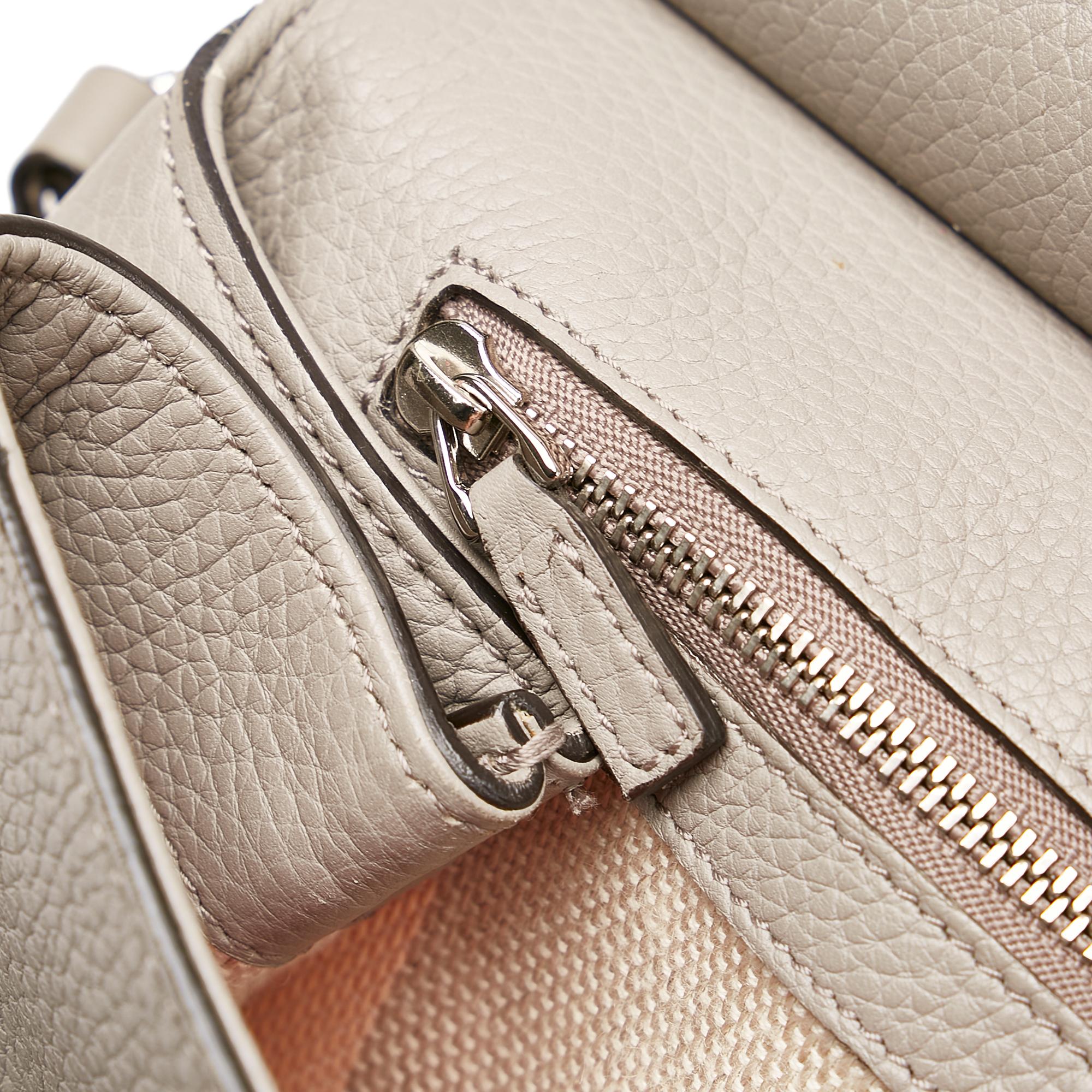 Gucci Bamboo Daily Leather Satchel (SHG-37212)