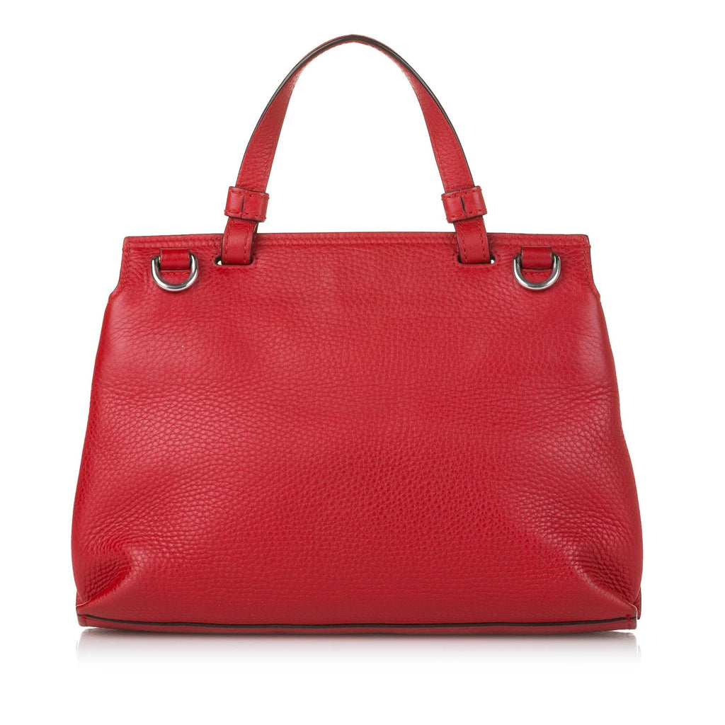 Gucci Bamboo Daily Leather Satchel (SHG-zZEndz)