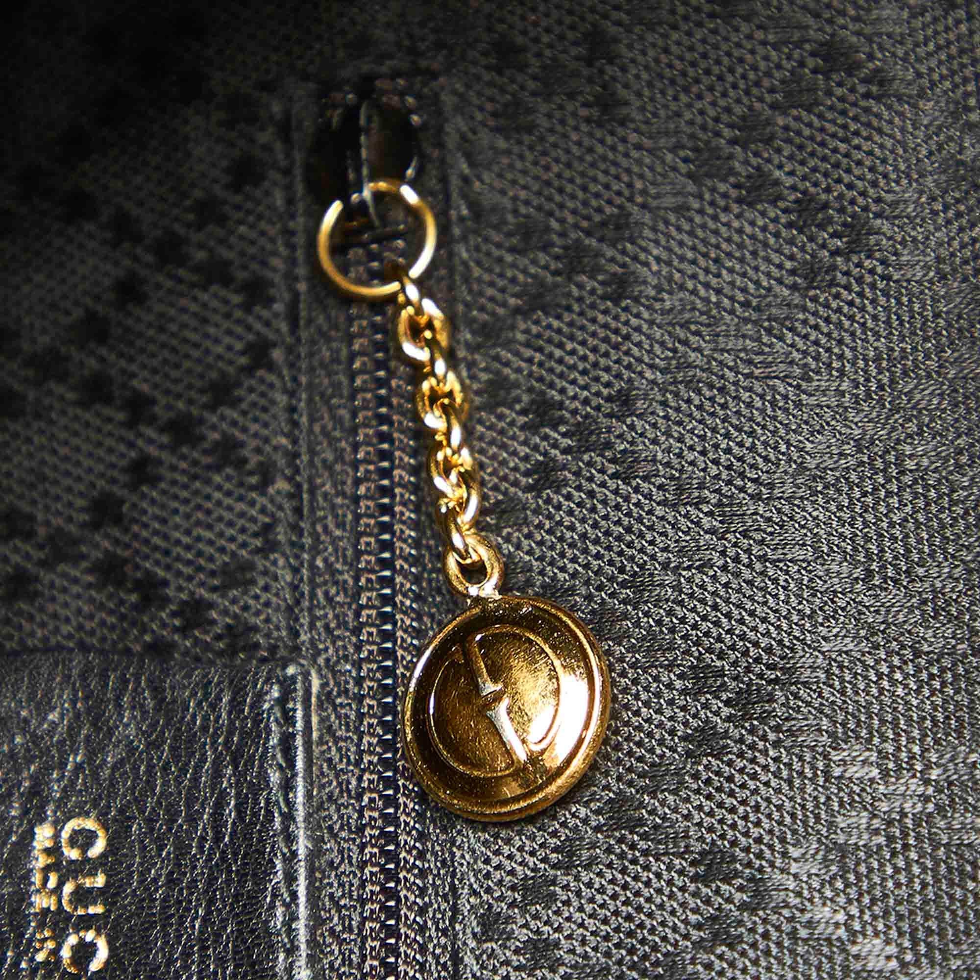 Gucci Bamboo Drawstring Leather Backpack (SHG-22299)