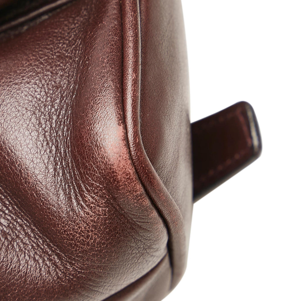 Gucci Bamboo Drawstring Leather Backpack (SHG-34969)