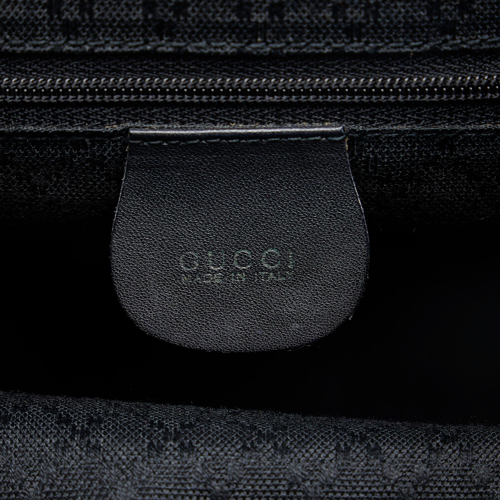 Gucci Bamboo Drawstring Leather Backpack (SHG-quqvrC)