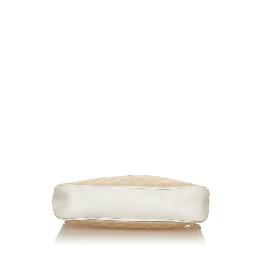 Gucci Bamboo Gucci Canvas Baguette (SHG-29302)