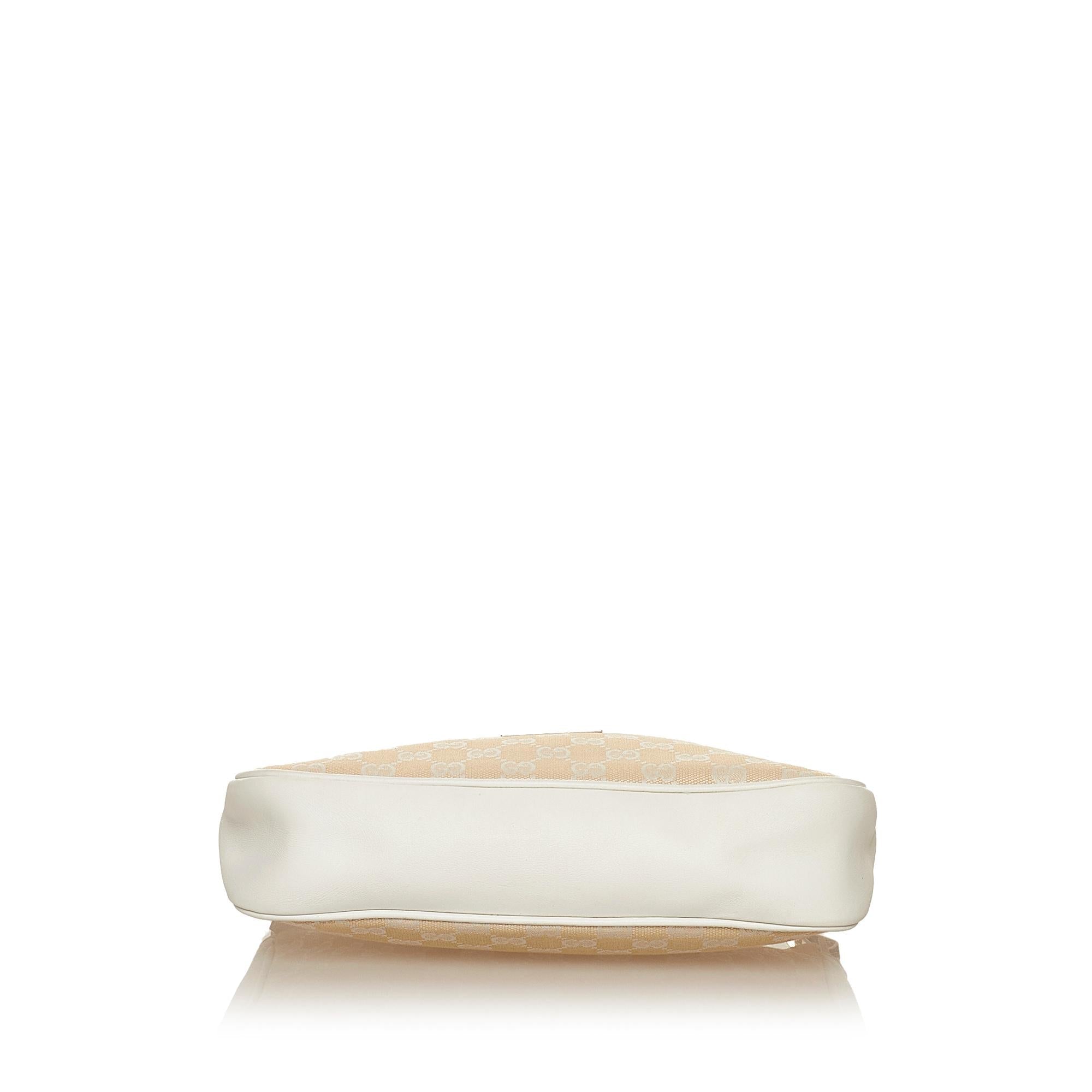 Gucci Bamboo Gucci Canvas Baguette (SHG-29302)