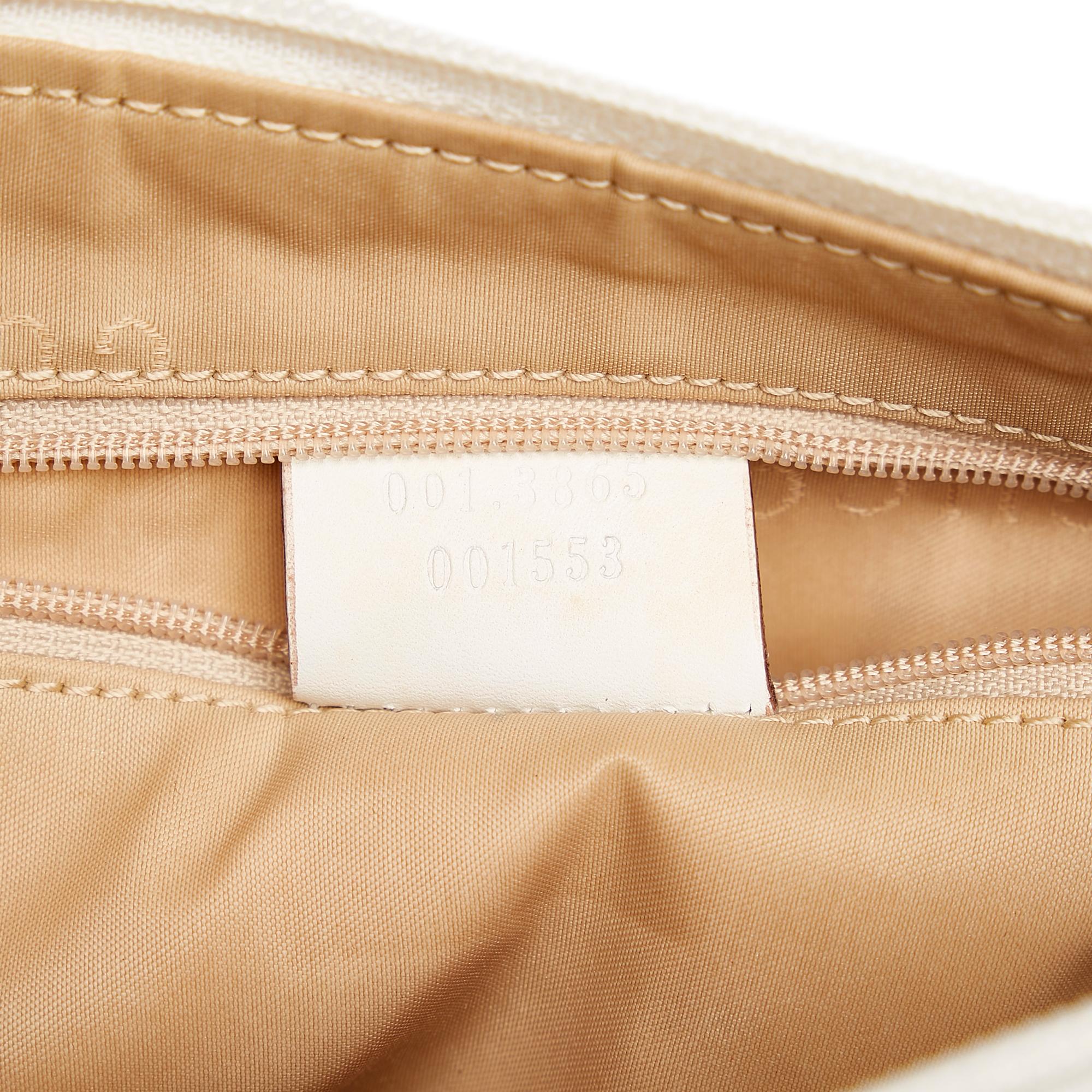 Gucci Bamboo Gucci Canvas Baguette (SHG-29302)