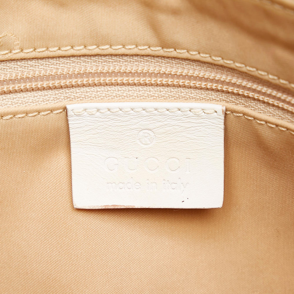 Gucci Bamboo Gucci Canvas Baguette (SHG-29302)