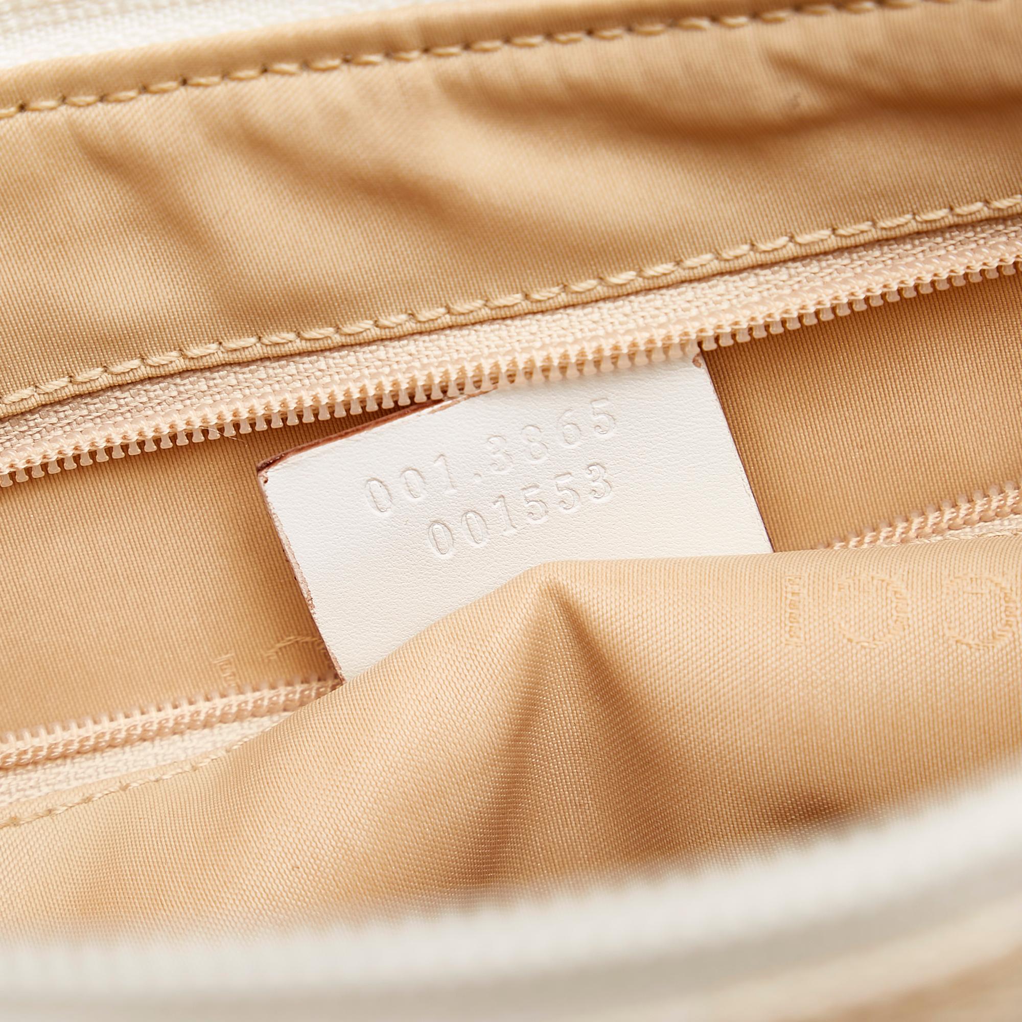 Gucci Bamboo Gucci Canvas Baguette (SHG-31081)