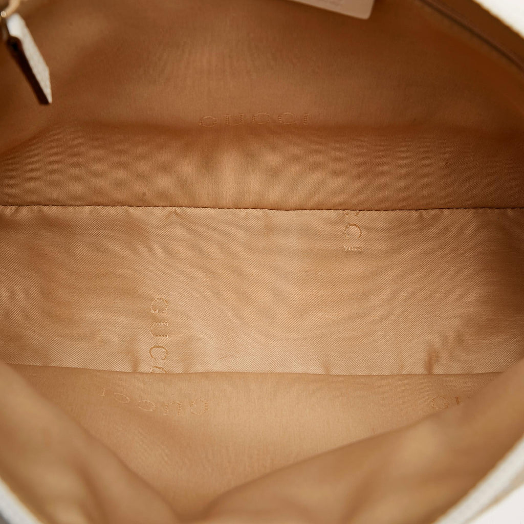 Gucci Bamboo Gucci Canvas Baguette (SHG-31081)