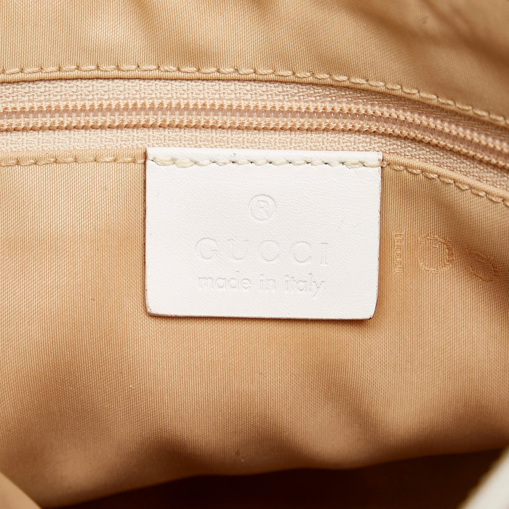 Gucci Bamboo Gucci Canvas Baguette (SHG-31081)