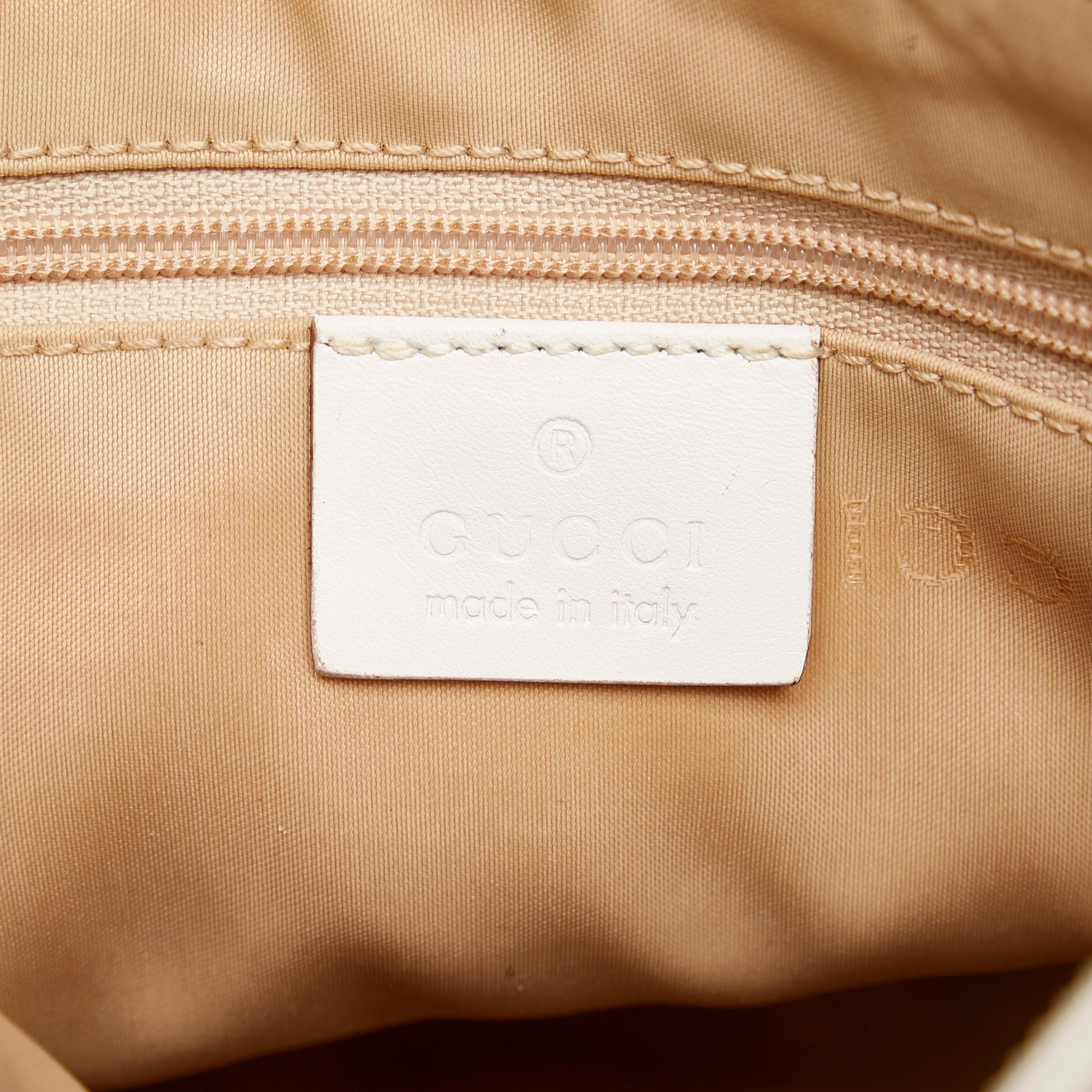 Gucci Bamboo Gucci Canvas Baguette (SHG-31081)