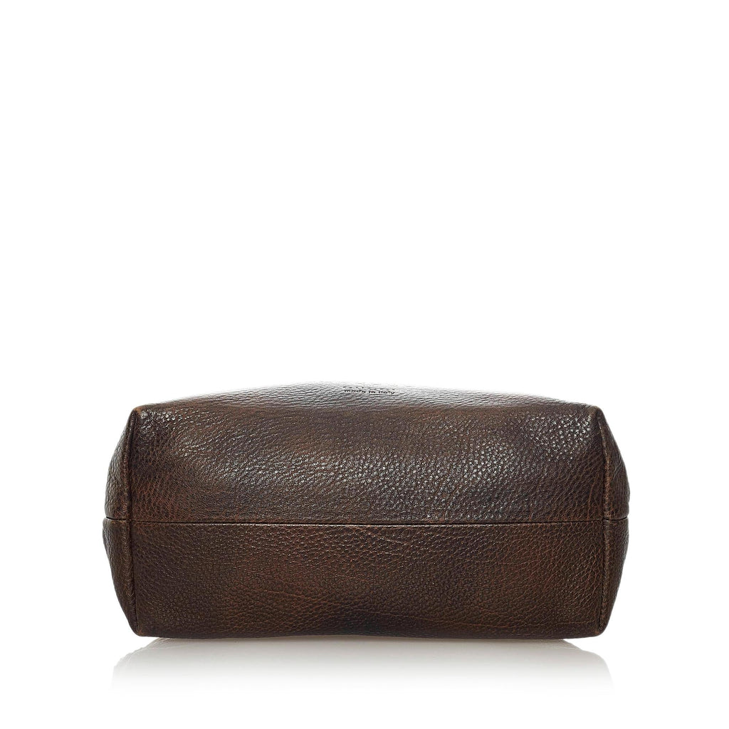 Gucci Bamboo Gucci Canvas Crafty Handbag (SHG-28907)