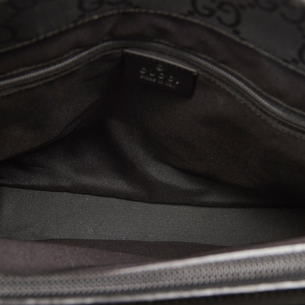 Gucci Bamboo Gucci Canvas Handbag (SHG-25300)