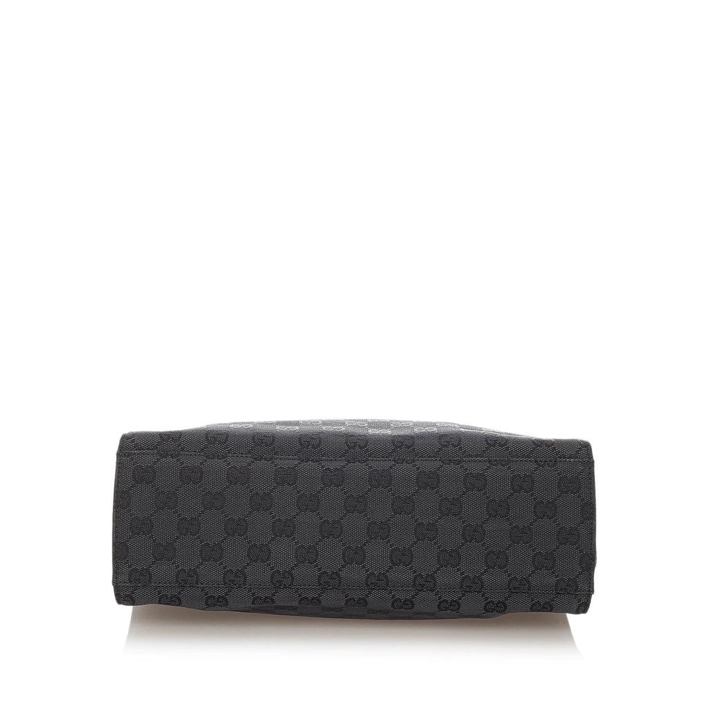 Gucci Bamboo Gucci Canvas Handbag (SHG-27813)