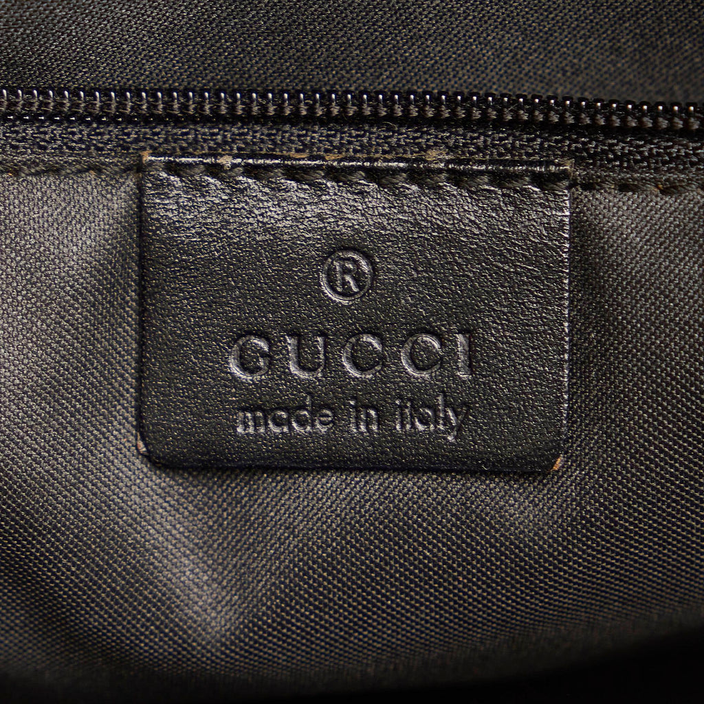 Gucci Bamboo Gucci Canvas Handbag (SHG-27813)