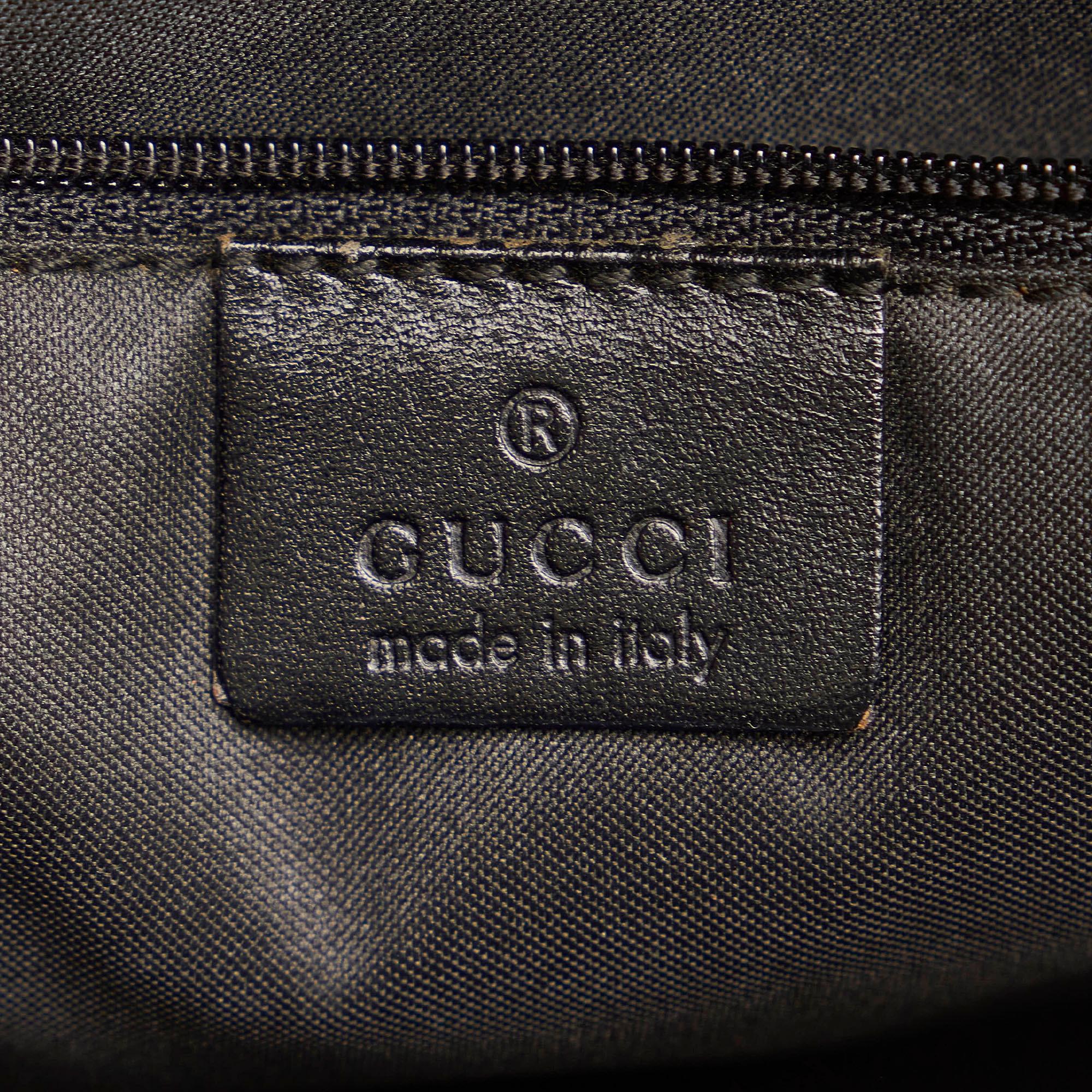 Gucci Bamboo Gucci Canvas Handbag (SHG-27813)
