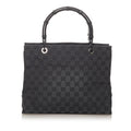 Gucci Bamboo Gucci Canvas Handbag (SHG-27813)