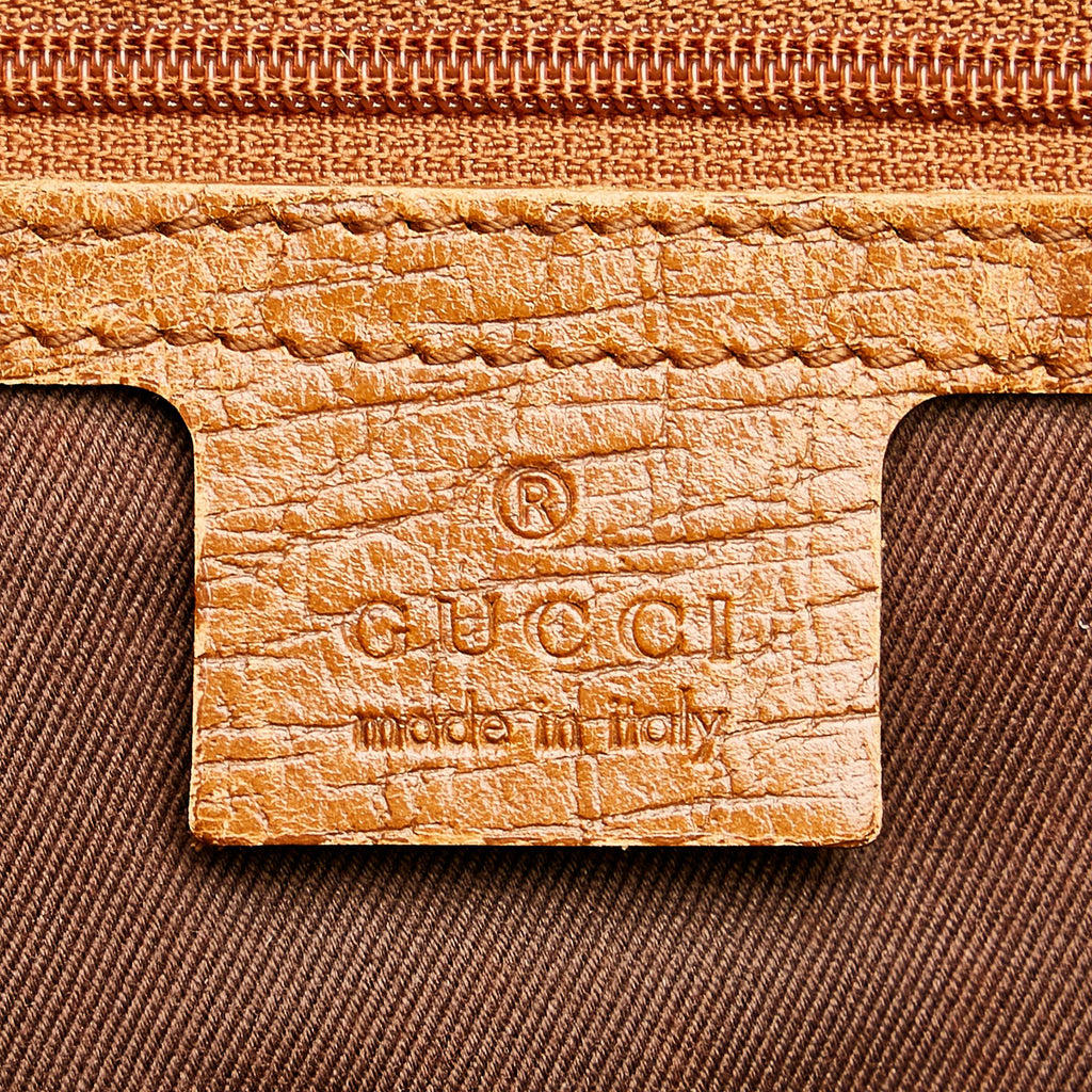 Gucci Bamboo Gucci Canvas Handbag (SHG-33647)