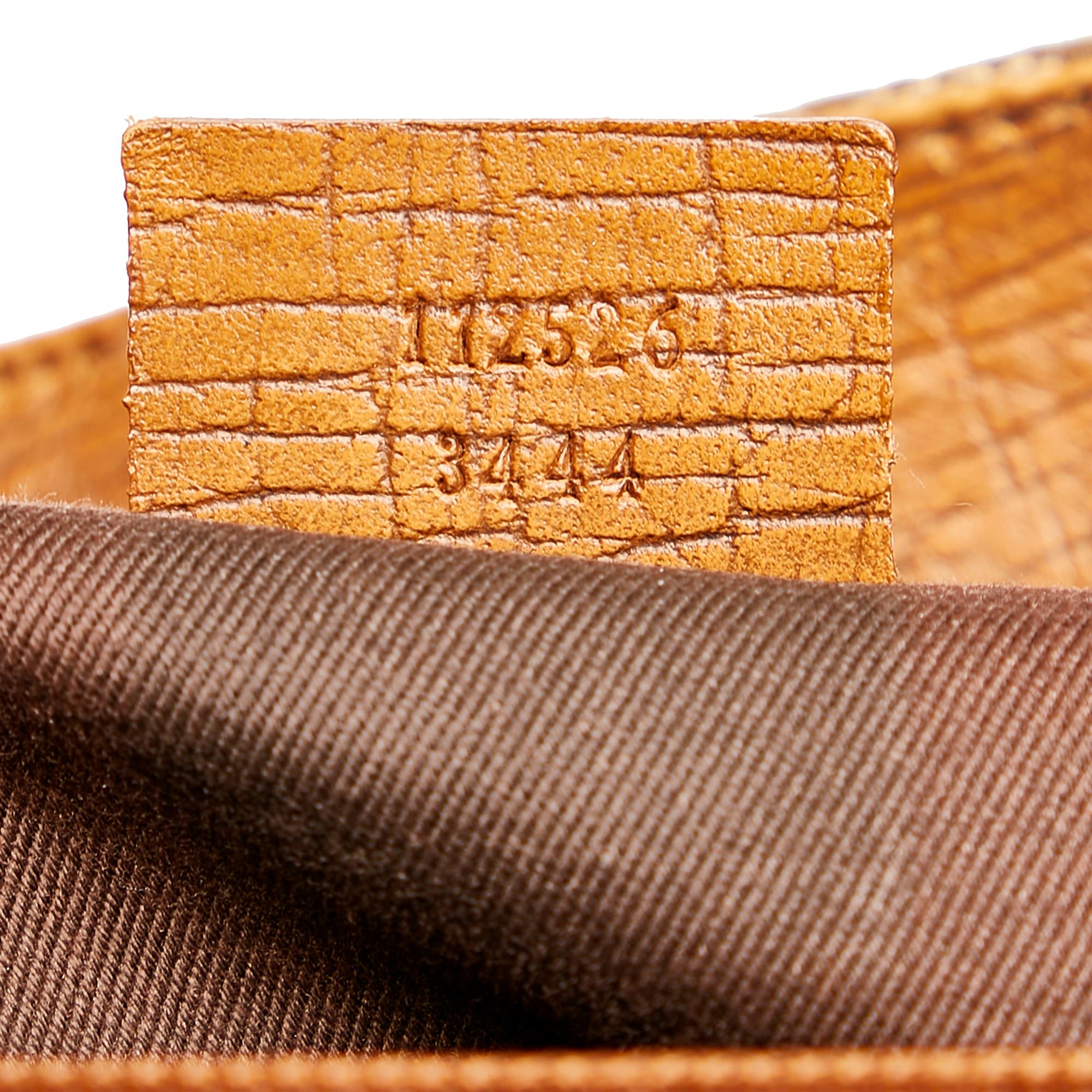 Gucci Bamboo Gucci Canvas Handbag (SHG-33647)