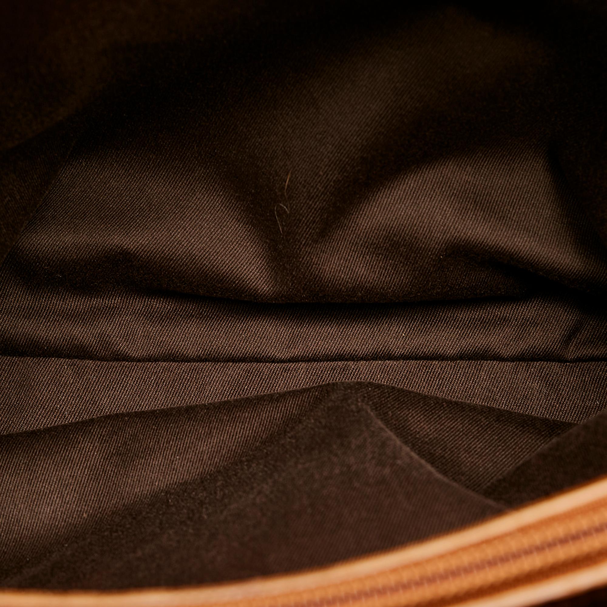 Gucci Bamboo Gucci Canvas Handbag (SHG-33647)