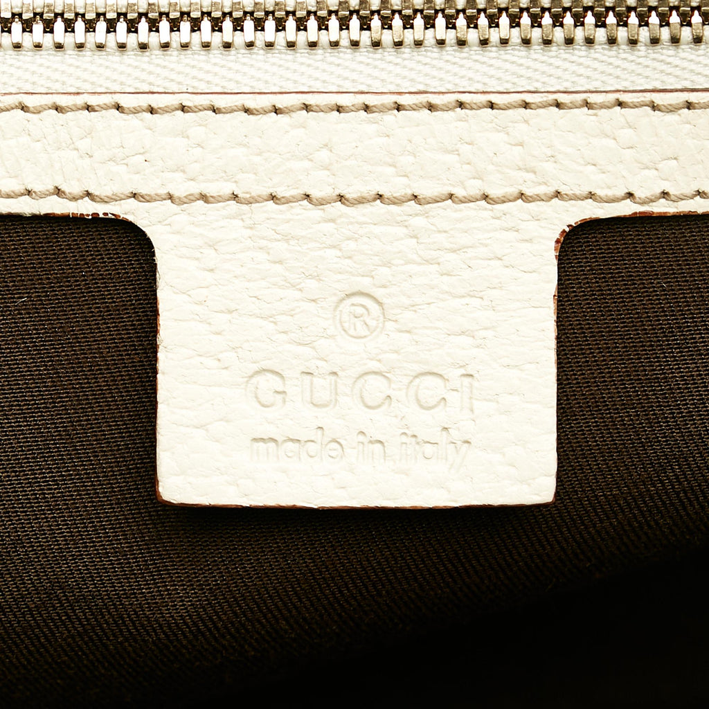 Gucci Bamboo GG Canvas Handbag (SHG-34529)