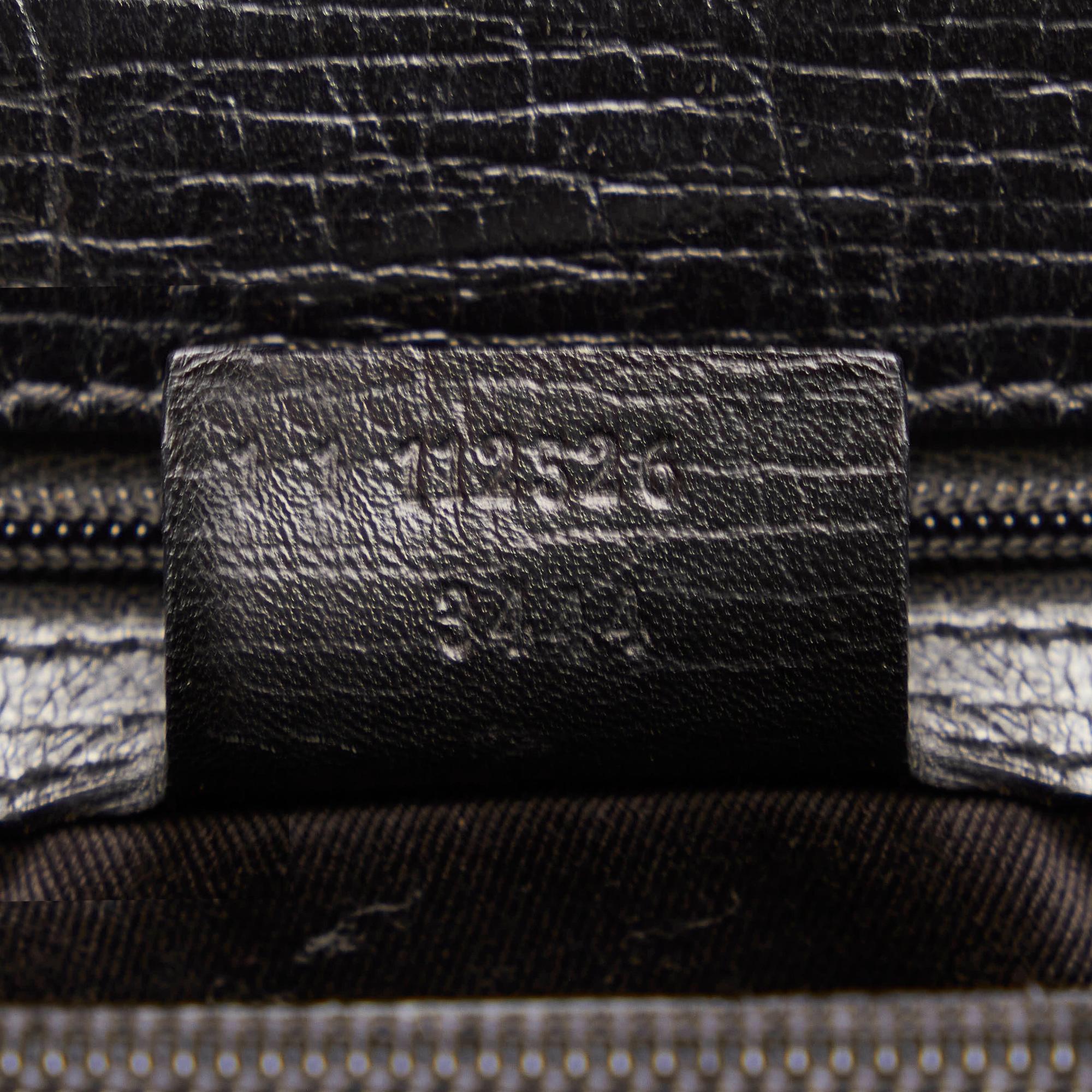 Gucci Bamboo GG Canvas Handbag (SHG-37616)