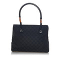 Gucci Bamboo GG Canvas Handbag (SHG-37616)