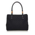 Gucci Bamboo GG Canvas Handbag (SHG-oMcH0c)