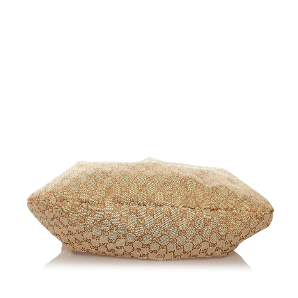 Gucci Bamboo Gucci Canvas Hobo Bag (SHG-27354)