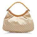 Gucci Bamboo GG Canvas Hobo (SHG-LcTL5C)