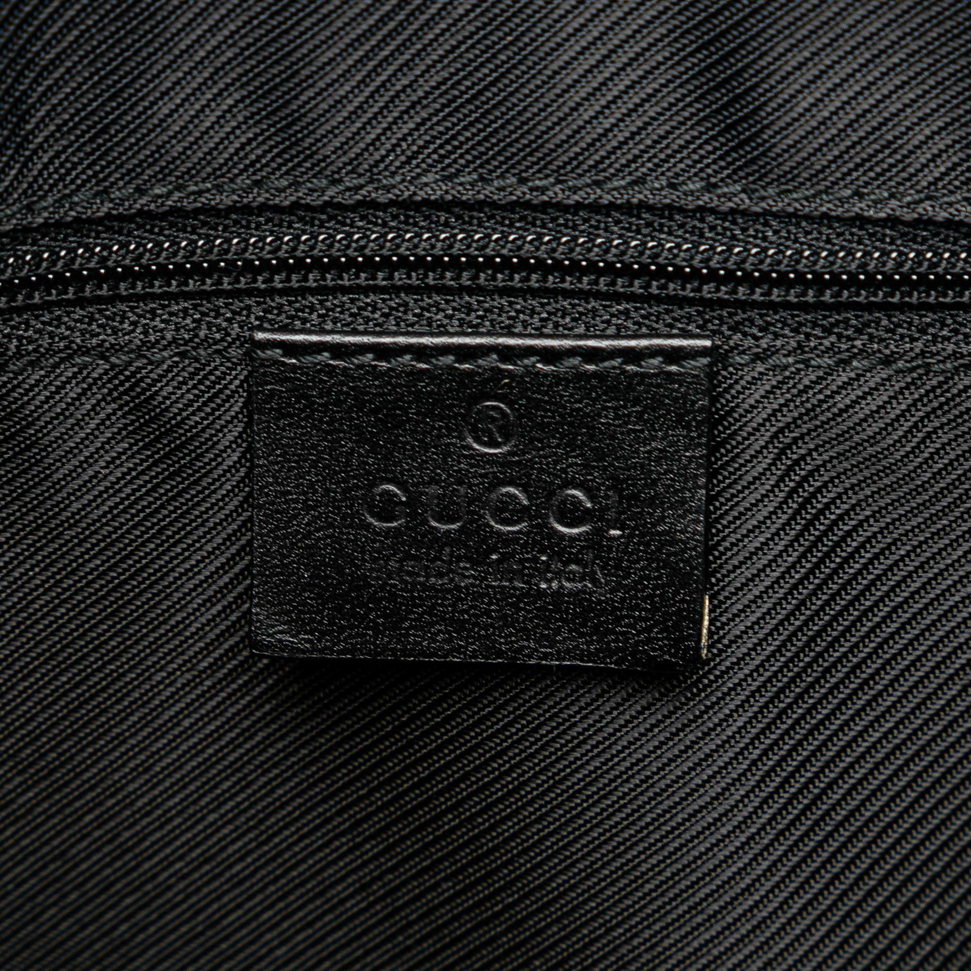 Gucci Bamboo GG Canvas Satchel (SHG-gPmmq9)