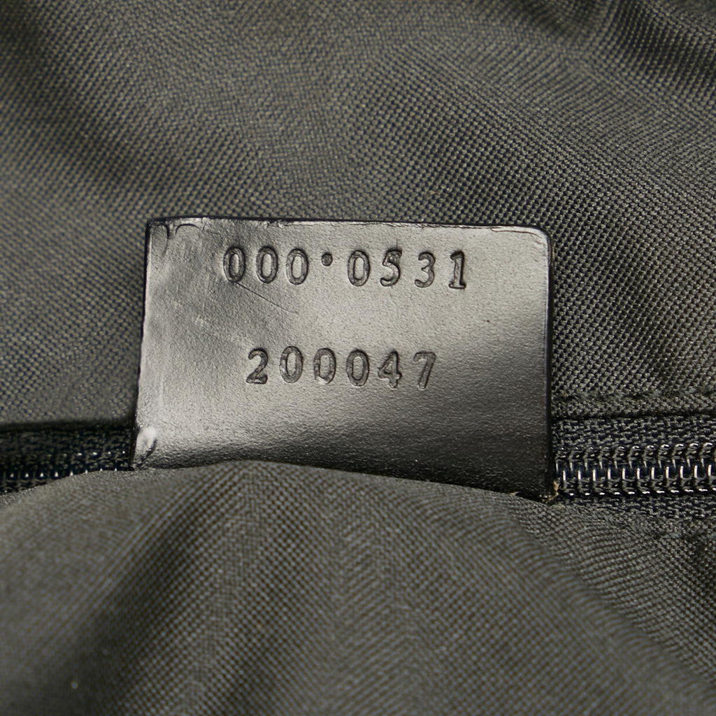Gucci Bamboo Gucci Canvas Shoulder Bag (SHG-30523)