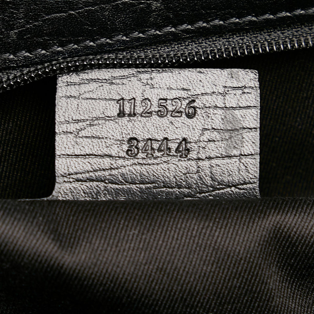 Gucci Bamboo Gucci Canvas Shoulder Bag (SHG-33007)