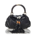Gucci Bamboo Indy Leather Satchel (SHG-29790)
