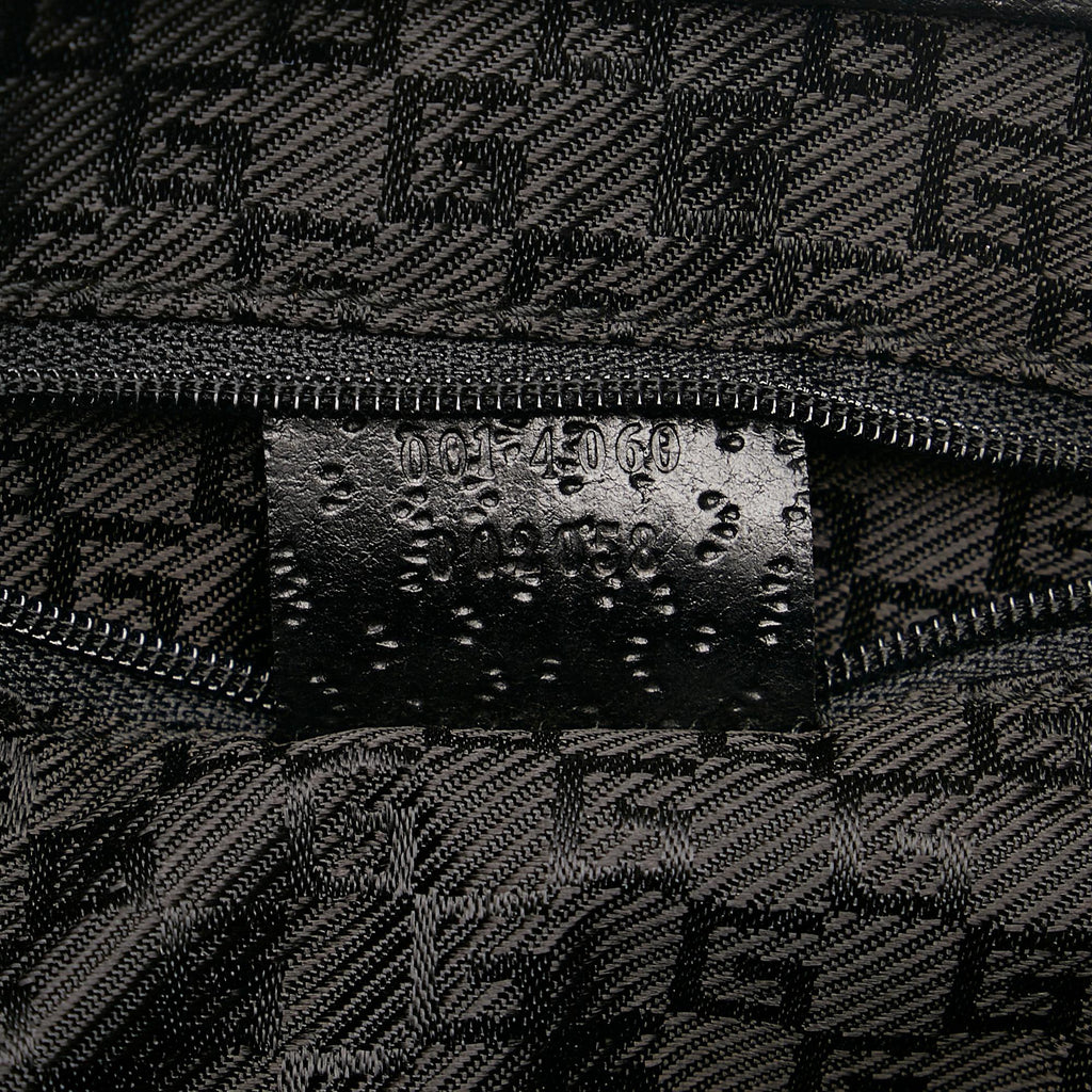 Gucci Bamboo Jackie Canvas Shoulder Bag (SHG-34844)
