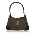 Gucci Bamboo Jackie Canvas Shoulder Bag (SHG-34844)