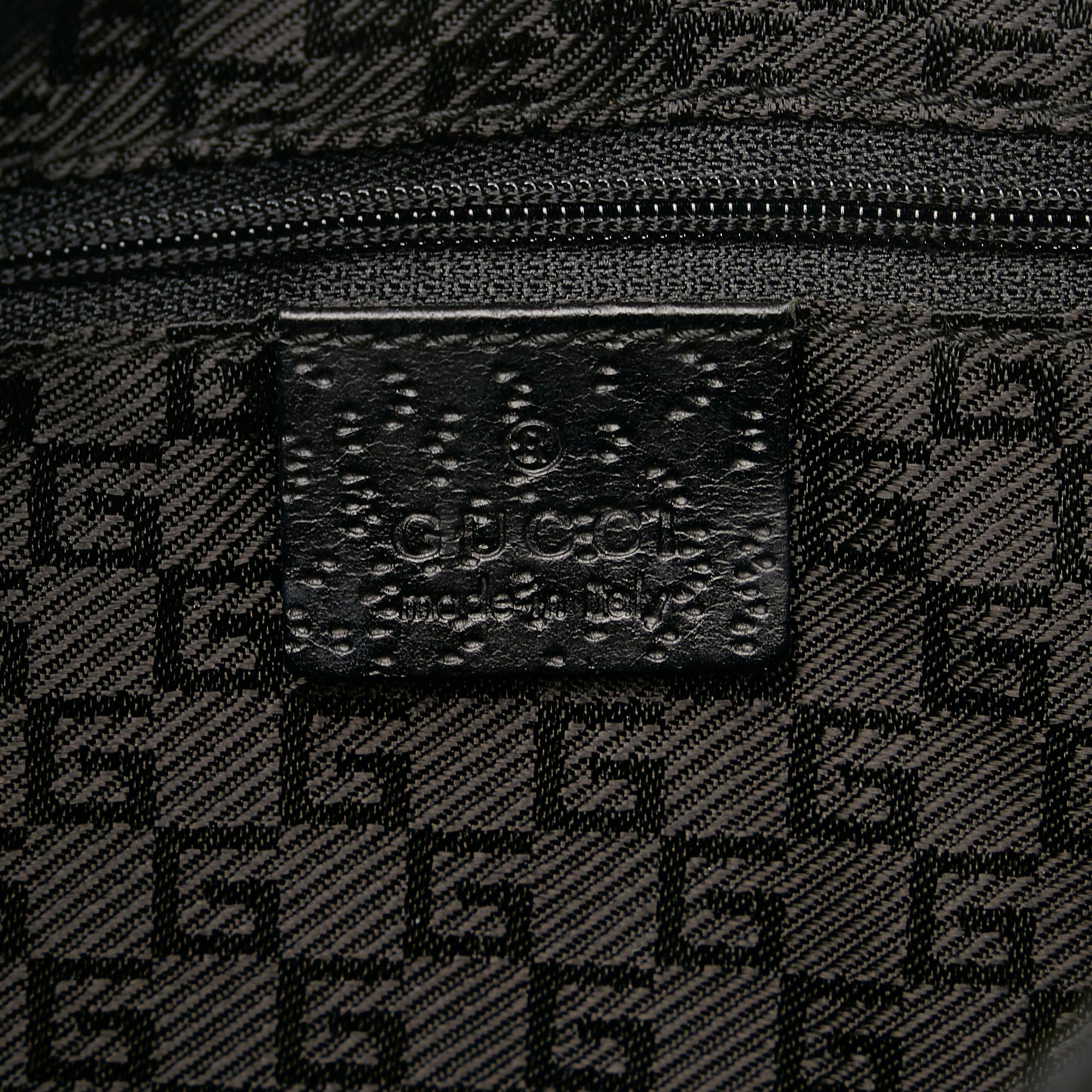 Gucci Bamboo Jackie Canvas Shoulder Bag (SHG-34844)