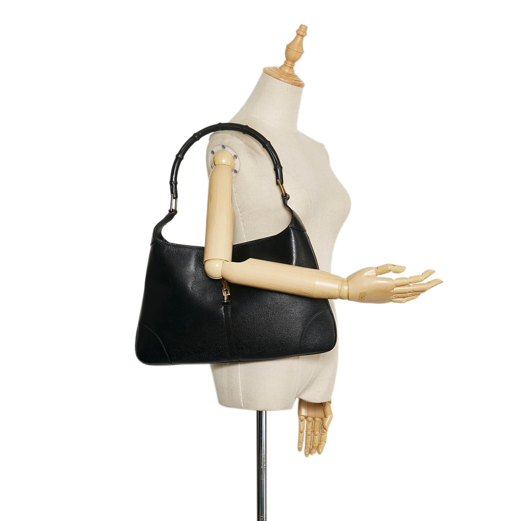 Gucci Bamboo Jackie Leather Shoulder Bag (SHG-35484)